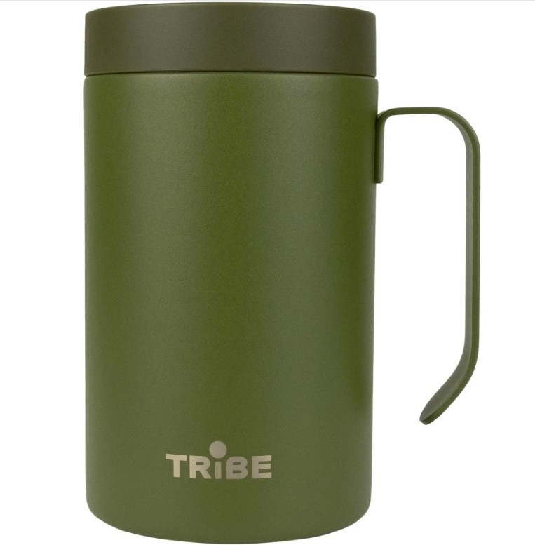 Чашка-термос Tribe Adventure Mug 450 мл, olive Фото 1
