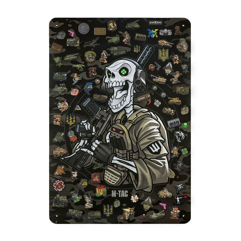 Панель M-Tac для нашивок Це наша посадка 900x1300 Black MC Фото 1