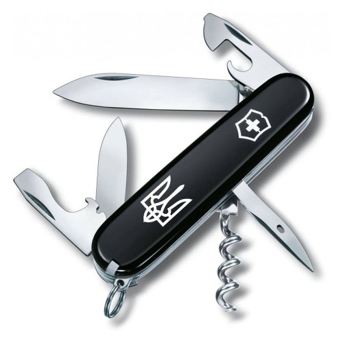Ніж Victorinox Spartan Ukraine Тризуб білий Фото 1
