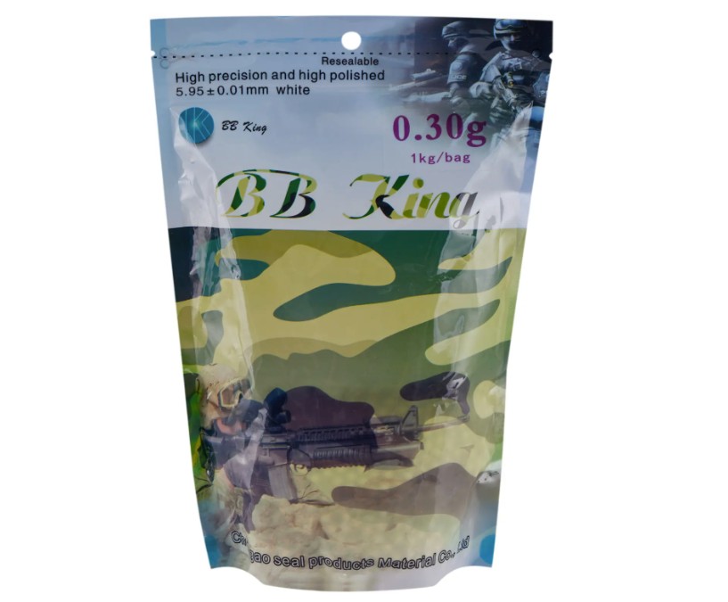 Страйкбольні кульки BB King Normal 6 мм 0,30 г 1кг/уп Фото 1