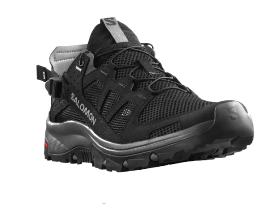 Кросівки Salomon TECHAMPHIBIAN 5 Black/Magnet/Monument Фото 1