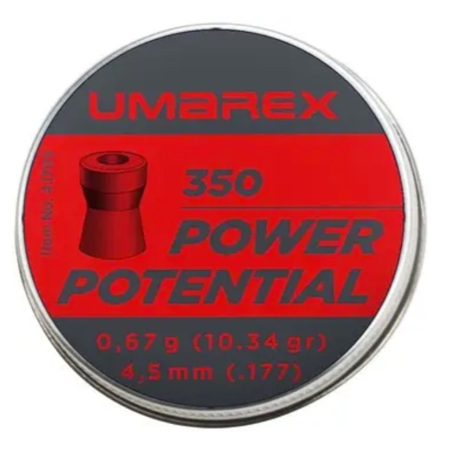 Пули Umarex Power Potential 0.67 грамм, 350 шт к.4.5 мм Фото 1