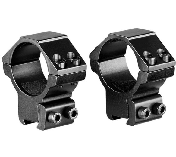 Кільця Discovery Scope Mount Rings (30 мм) Low на Ластівчин хвіст Фото 1