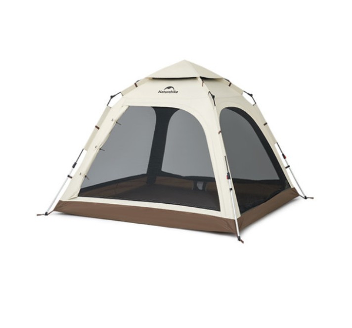 Палатка четырехместная автоматическая Naturehike Ango CNK2550WS010, коричневая Фото 1