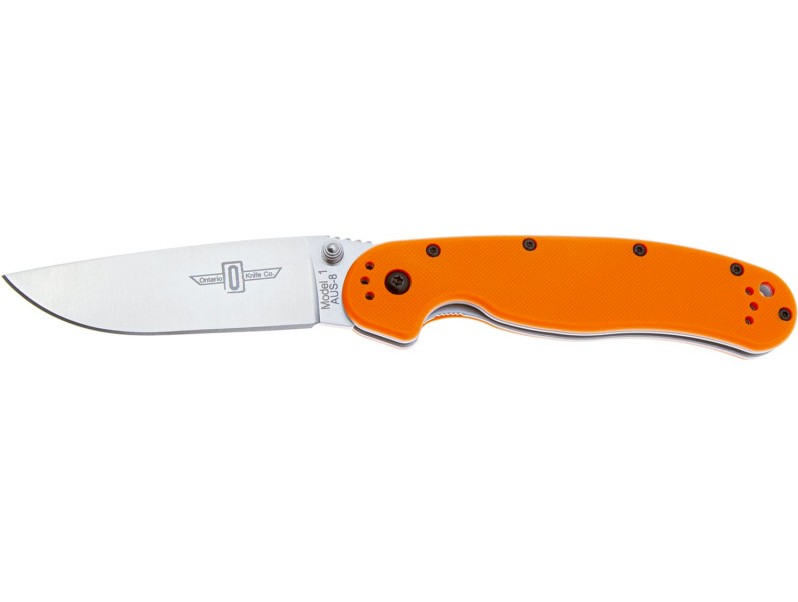 Нож Ontario Knife RAT I AUS-8 Orange Фото 1