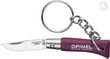 Нож Opinel Keychain №2 Inox, фиолетовый Фото 1
